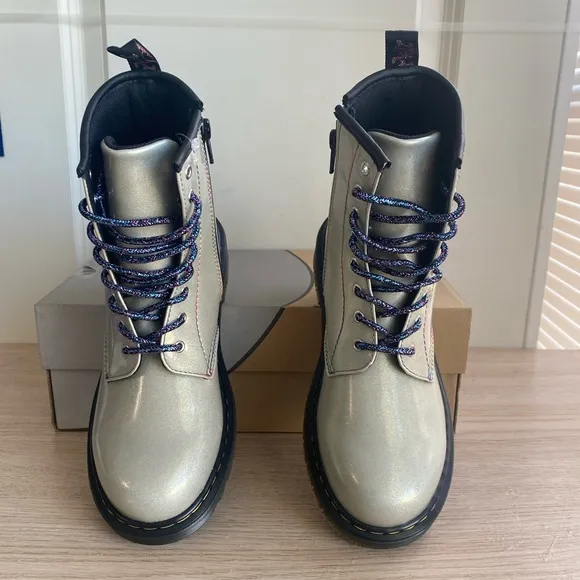 Dr. Martens 1460 Glitter Combat Boots- SZ Women 6