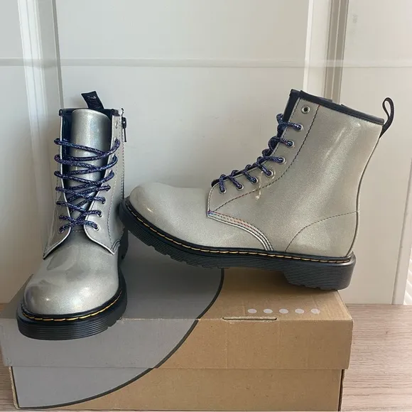 Dr. Martens 1460 Glitter Combat Boots- SZ Women 6