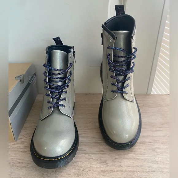 Dr. Martens 1460 Glitter Combat Boots- SZ Women 6