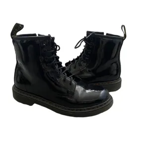 Dr. Martens 1460 J Patent Leather Combat Boots Black size Women 5 Men 4