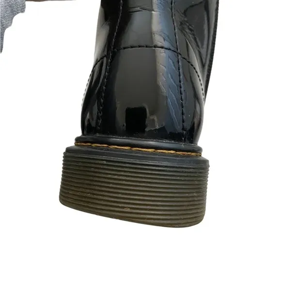 Dr. Martens 1460 J Patent Leather Combat Boots Black size Women 5 Men 4