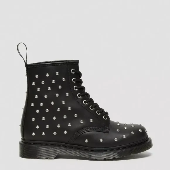 Dr. Martens 1460‎ Stud Wanama Leather Lace Up Boots