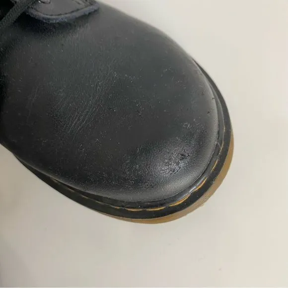 Dr. Martens 1460 Combat Boots Lace Up Zipper | Men’s/Youth 4 Women’s 6 | Black