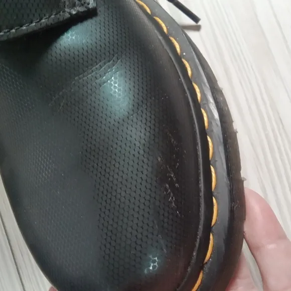 Dr. Martens 1460w Navy Blue  Green Marin Smooth Goth Combat Gorpcore Womens 10