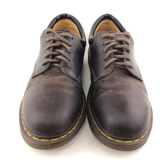 Dr. Martens 8053 Brown Leather Oxford Shoes 12