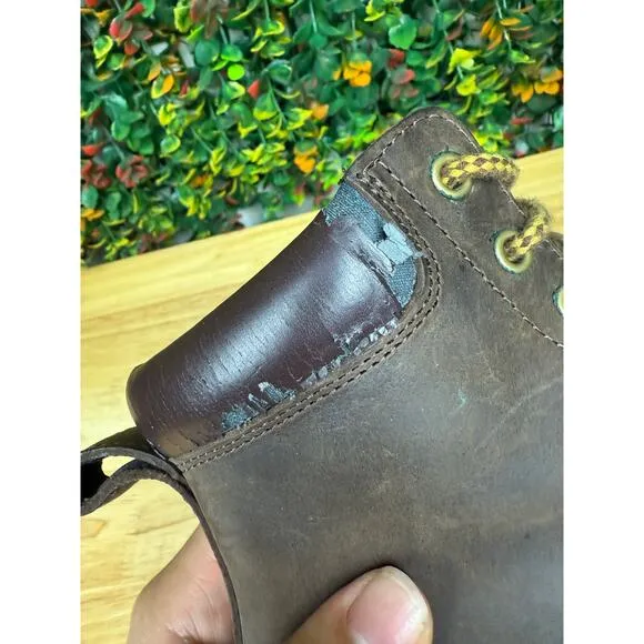 Dr Martens 939 Crazy Horse Y2K‎ Vintage 6 Eyelet Boots Shoes Brown Men 7 Women 9