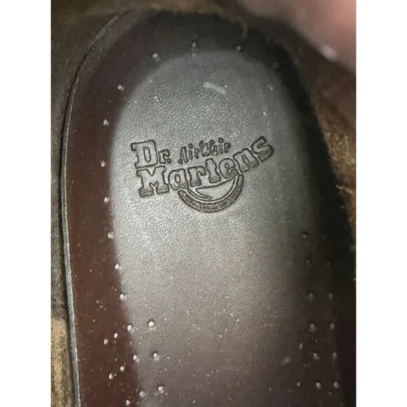 Dr Martens 939 Crazy Horse Y2K‎ Vintage 6 Eyelet Boots Shoes Brown Men 7 Women 9