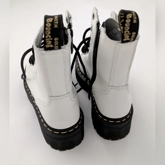 Dr. Martens AirWare Jadon Quad Retro 8-Eye Leather Platform Boot