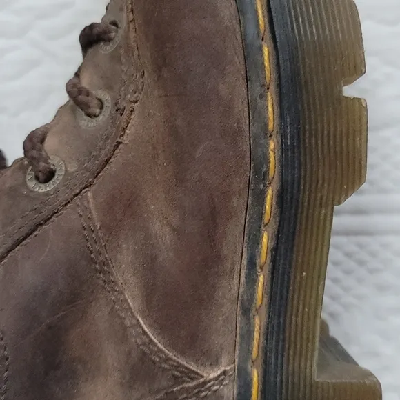 Dr. Martens boots Industrial  brown 100% leather Doc Marten Burnham 6 Men