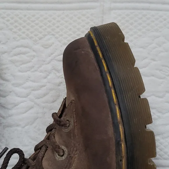 Dr. Martens boots Industrial  brown 100% leather Doc Marten Burnham 6 Men
