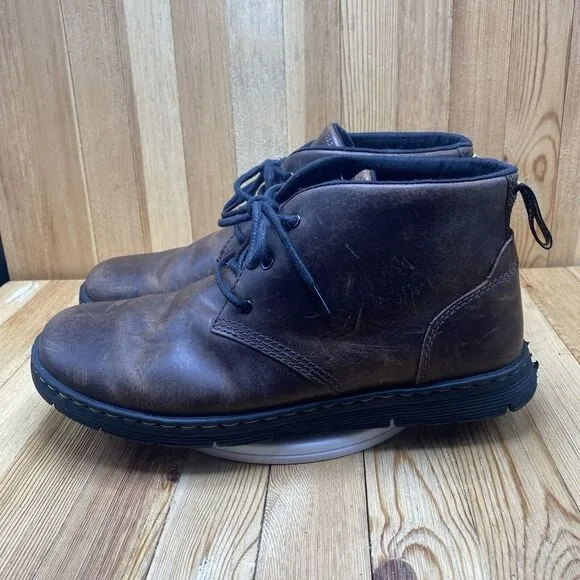 Dr Martens Boots Men Size 10 Brown Mid Leather 2013