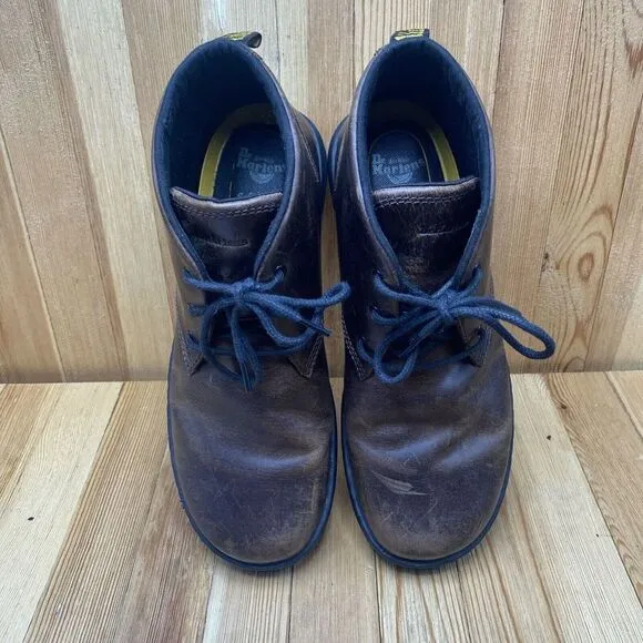 Dr Martens Boots Men Size 10 Brown Mid Leather 2013