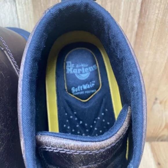 Dr Martens Boots Men Size 10 Brown Mid Leather 2013