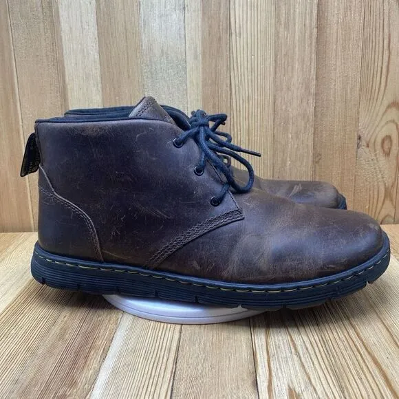 Dr Martens Boots Men Size 10 Brown Mid Leather 2013