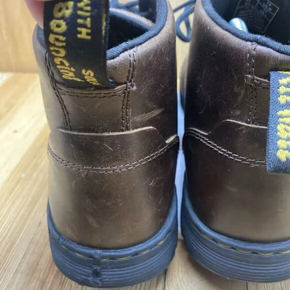 Dr Martens Boots Men Size 10 Brown Mid Leather 2013