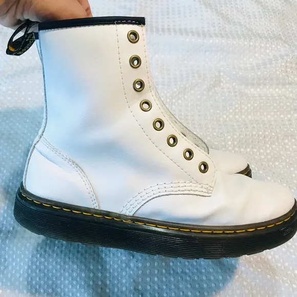 Dr. Martens Boots Zavala Women White Leather