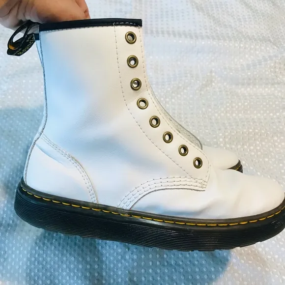 Dr. Martens Boots Zavala Women White Leather