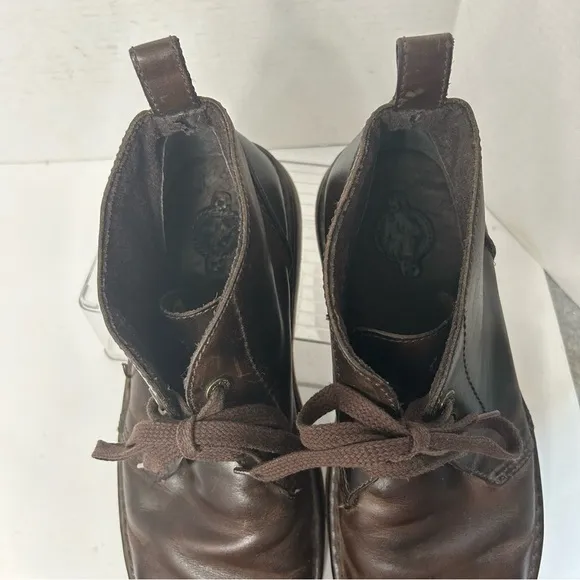 Dr. Martens Brown Reed Chukka Boots  Lace Up Ankle  Round Toe Men US Size 12M US