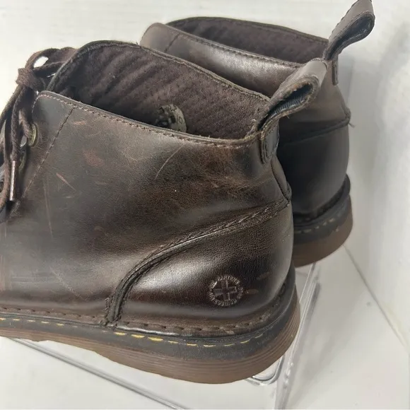 Dr. Martens Brown Reed Chukka Boots  Lace Up Ankle  Round Toe Men US Size 12M US