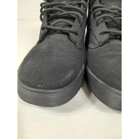 Dr. Martens CAIRO CANVAS CHUKKA Black BOOTS  Men Sz 9 Women Sz 10