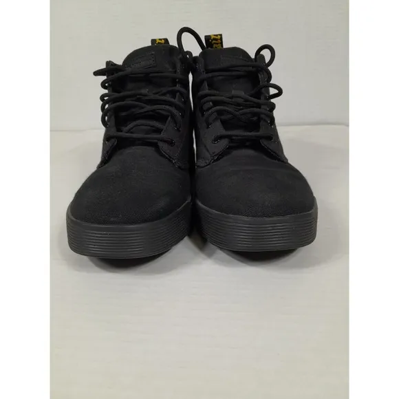 Dr. Martens CAIRO CANVAS CHUKKA Black BOOTS  Men Sz 9 Women Sz 10