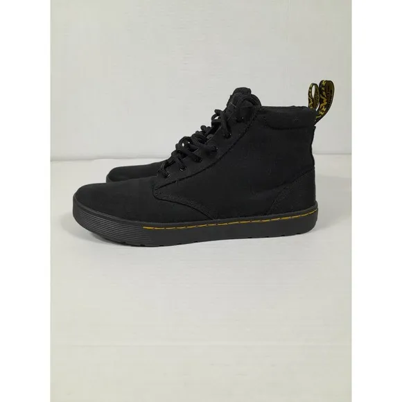 Dr. Martens CAIRO CANVAS CHUKKA Black BOOTS  Men Sz 9 Women Sz 10