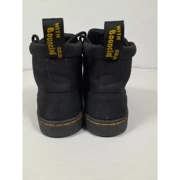 Dr. Martens CAIRO CANVAS CHUKKA Black BOOTS  Men Sz 9 Women Sz 10