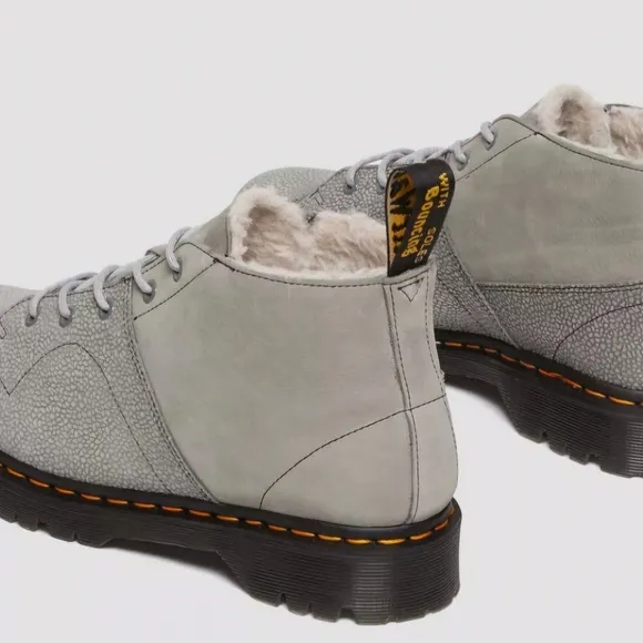 Dr Martens Church Nubuck &amp; Pebble Leather Monkey Boots size11 new