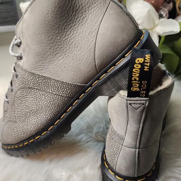 Dr Martens Church Nubuck &amp; Pebble Leather Monkey Boots size11 new