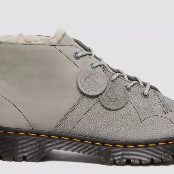 Dr Martens Church Nubuck &amp; Pebble Leather Monkey Boots size11 new