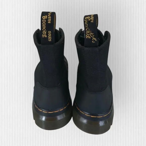 Dr. Martens Combs Lug Sole Combat Boot Black Unisex 9 Men 11 Women