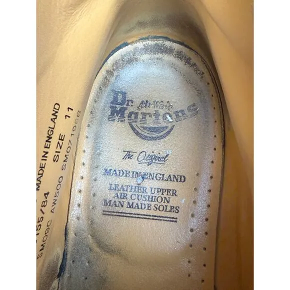 Dr. Martens Doc The Original Made In England Chukka Leather Boots Shoes Men 11