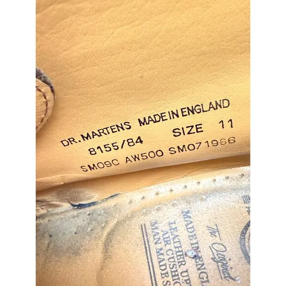 Dr. Martens Doc The Original Made In England Chukka Leather Boots Shoes Men 11