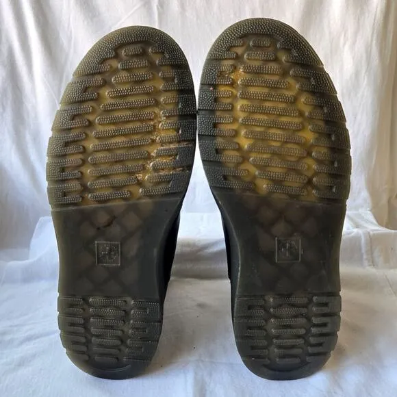 Dr Martens Dorrian FL Women's Faux Fur Lined Leather Chelsea Boots Black Size 6