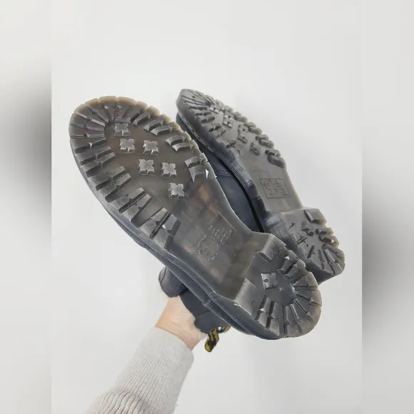 Dr. Martens Faux Fur Lined Platform Chelsea Boots, Size 9