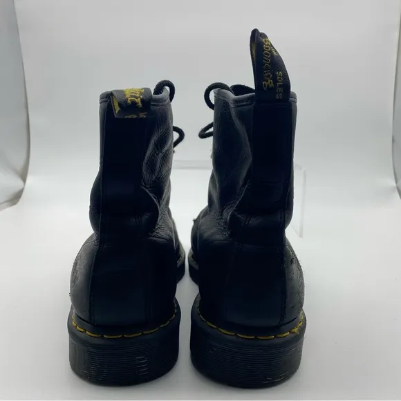 Dr Martens Industrial Steel Toe Men Size 13 Boots Black Leather Shoe Air Wair
