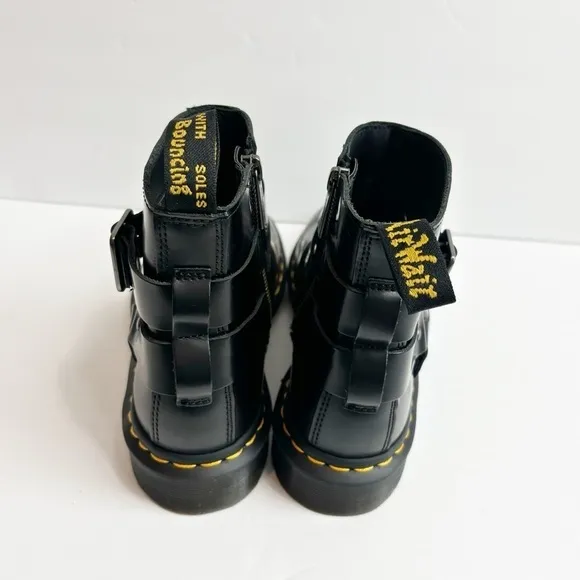 DR. MARTENS JAIMES LUG SOLE WOMEN BLACK BOOTS SIZE 7 WOMEN MEN 6 BRAND NEW