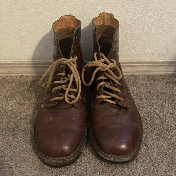 Dr. Martens Men’s Jasper Ankle Boots Leather Dark Brown Size 13 Outdoor Comfort