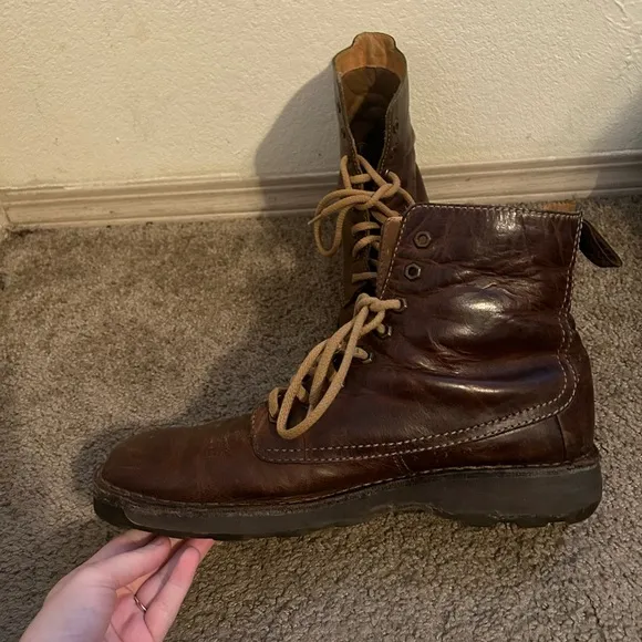 Dr. Martens Men’s Jasper Ankle Boots Leather Dark Brown Size 13 Outdoor Comfort