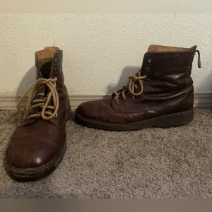 Dr. Martens Men’s Jasper Ankle Boots Leather Dark Brown Size 13 Outdoor Comfort
