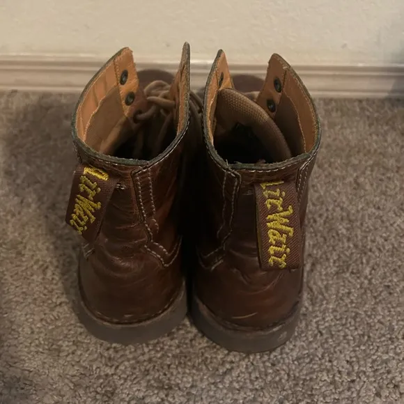 Dr. Martens Men’s Jasper Ankle Boots Leather Dark Brown Size 13 Outdoor Comfort