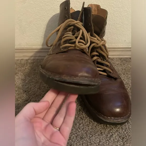 Dr. Martens Men’s Jasper Ankle Boots Leather Dark Brown Size 13 Outdoor Comfort