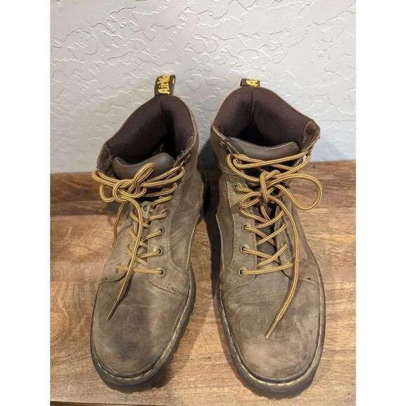 DR. MARTENS Men's Nashville Brown Boots US Size 10 Men air wair
