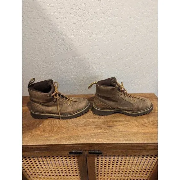 DR. MARTENS Men's Nashville Brown Boots US Size 10 Men air wair