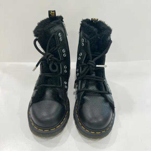 Dr Martens Women's 1460 Fur Boots