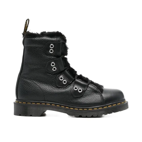 Dr Martens Women's 1460 Fur Boots