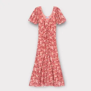 Draper James Mindy Midi Dress in Stretch Mesh Size Medium