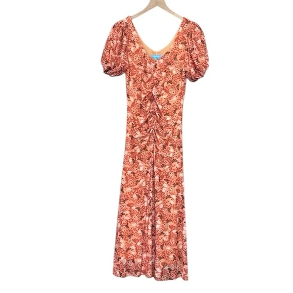 Draper James Mindy Midi Dress in Stretch Mesh Size Medium