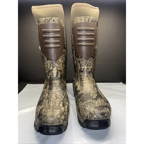 Duck Commander Rubber Men's Hunting Boot, Canteen/Realtree Timber