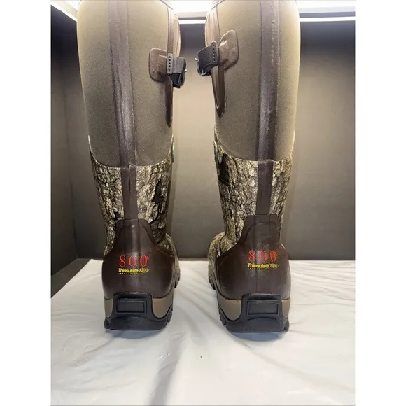Duck Commander Rubber Men's Hunting Boot, Canteen/Realtree Timber